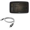 BoxWave Cable Compatible with Tomtom GO Professional 6200 - Micro USB DuraCable, Braided Micro USB Charging Cable - Space Grey