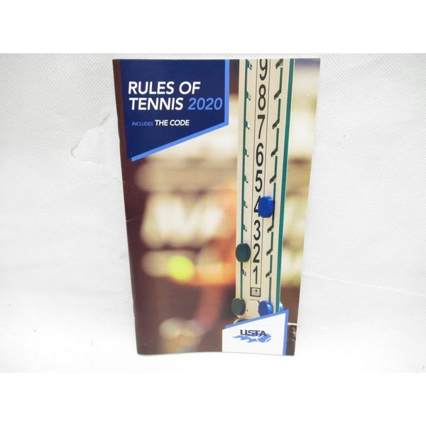 **NEW** 2020 ITF OFFICIAL RULES OF TENNIS HANDBOOK INCLUDES "THE CODE" / USTA