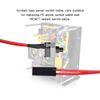 Dpofirs ATX Chassis Jumper Switch Cable, Computer Case Contact Type Power Switch Cable, RESET Reset Switch Cable, Red