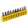 Ratcheting Right Angle Screwdriver Hex Drive 90 Degree Offset + 10pc Bits Set!