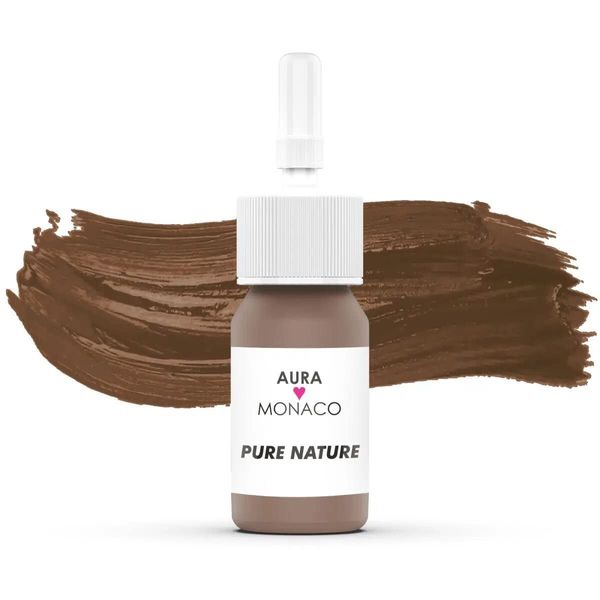 AURA Monaco Permanent Make Up Farbe PMU Farbe Microblading Farbe Powder Brows Pigment REACH-konform dermatologisch getestet made in DE "Pure Nature" Augenbrauen Farbe Tattoo Farbe