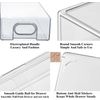 6 PCS Refrigerator Organizers and Storage Stackable Storage Drawers, Large Heavy