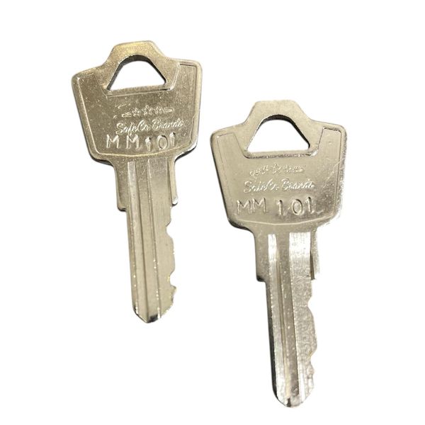 SafeCo Brands Replacement Fire Alarm Keys 2-Keys (MM101 Faraday)