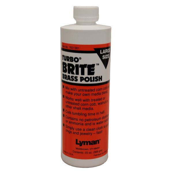 Lyman Reloading Turbo Brite Brass Polish (20-Ounce)