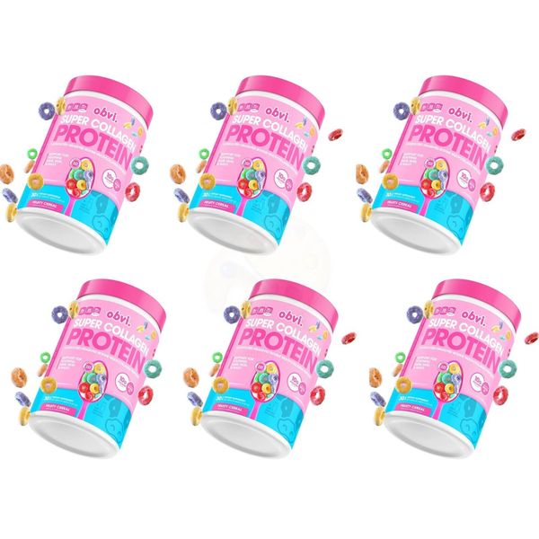 6 PACKS of OBVI Protein Powder Gluten Free Keto,Gut,Skin Care BIRTHDAY CUPCAKES