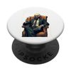 Beard Gentleman Bart Bärtiger Barbershop Mann PopSockets Klebender PopGrip