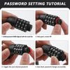 High Security Heavy Duty Bicycle Lock - Waterproof Combination Cycling Lock for Cycle