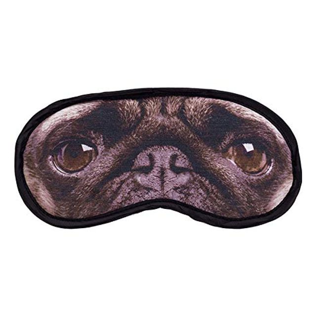 Diabolical Gifts DP0911 Pug Dog Eye Mask Comfortable Fun Travel Gift