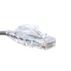 Micro Connectors E08-050-SLIM 50' Ultra Slim Cat6 UTP RJ45 Patch Cable, Gray