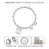 Philip Jones Infinity Heart Beaded Stretch Bracelet