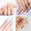 Double Sided Nail Tape, Double Sided Tape for Fingernails, Super Strong Transparent Nail Tip Art Nail Glue, High Viscosity Transparent Double-Sided Adhesive for Nail Tips, For Nails/Feet High Viscosity Nail Patch (10)