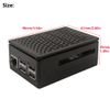 WEIYIXING Raspberry Pi 5 Case, Black ABS Case with Active Cooler Heatsink for Raspberry Pi 5(5B610)