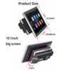 Double 2din Android 13 Rotatable Car Stereo Radio GPS Wifi 10.1" Vertical Screen
