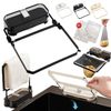 Triangular Corner Dish Drainer Net, Triangular Drainer Holder, Garbage Drainer, 100 Pieces, Garbage Bag Holder, Suction Cups, Foldable, Garbage Storage Rack, Disassembly, Wash, Float, Net Holder,