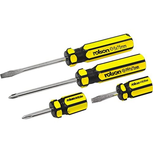 Rolson 28522 4 pc Screwdriver Set