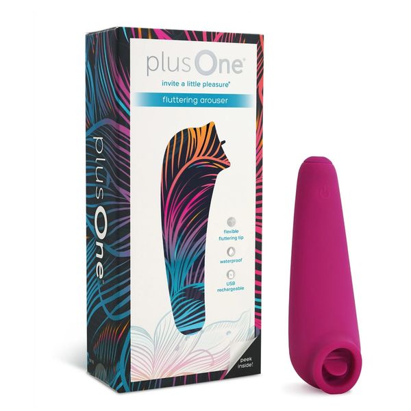Plus One Personal Fluttering Arouser Waterproof USB Rechargeable