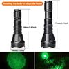 Interchangeable Hunting Light – Red Green White IR Modules with Pressure Switch