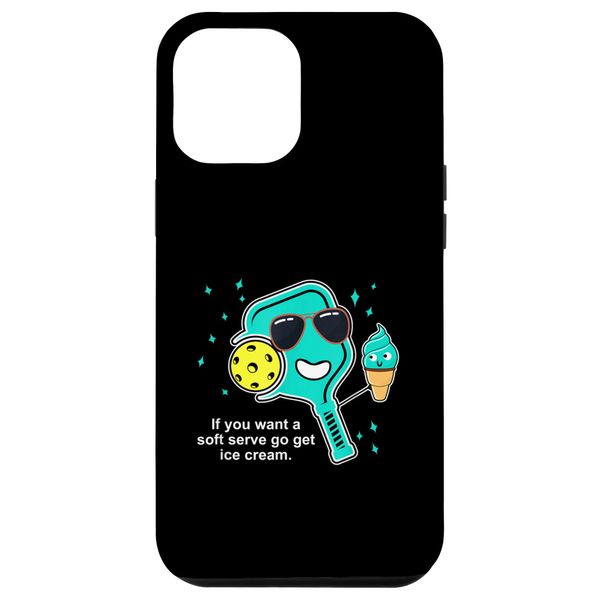 Hülle für iPhone 14 Plus Pickleball Wenn du eine weiche Portion willst, hol dir Eis Lustig