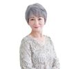 Priscilla A-111 All Wig, Mrs. Minimalist Short, Heat Resistant, TGH, Gray Hair