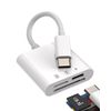 SD Card Reader Type-C Converter Adapter USB C Simultaneous Fast Charging 3 in 1 Compatible with Apple iPhone 15 Pro Max Plus iPad Pro Air Mini Type C External Micro SD Micro SD Micro SD TF Data