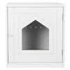 18.90" Hidden Litter Box Cat Enclosure End Table Kitty Pet House