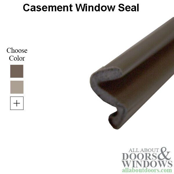 Weatherstrip for Casement Windows Q Lon Foam Casement Window Seal Bronze