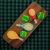 Bakerlogy Tennis Racket and Balls Cookie Cutter