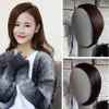 LESUN Hair Extensions, Bangs Wig, Center Part Side, Clip, Fully Hand Planted, Human Hair, Natural, Medical Use, Small Face Effect, One-Touch Extensions, Easy Installation, Fluffy, Heat Resistant Fiber Whorl, With Sides, Natural Black, Dark Brown, Light Br