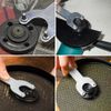 YqsIbth 6pcs Angle Grinder Attachments, M14 Thread Self-Locking Plate, Spanner Key, Inner/Outer Flange, Quick Release Shaft Nuts for 125mm Angle Grinders