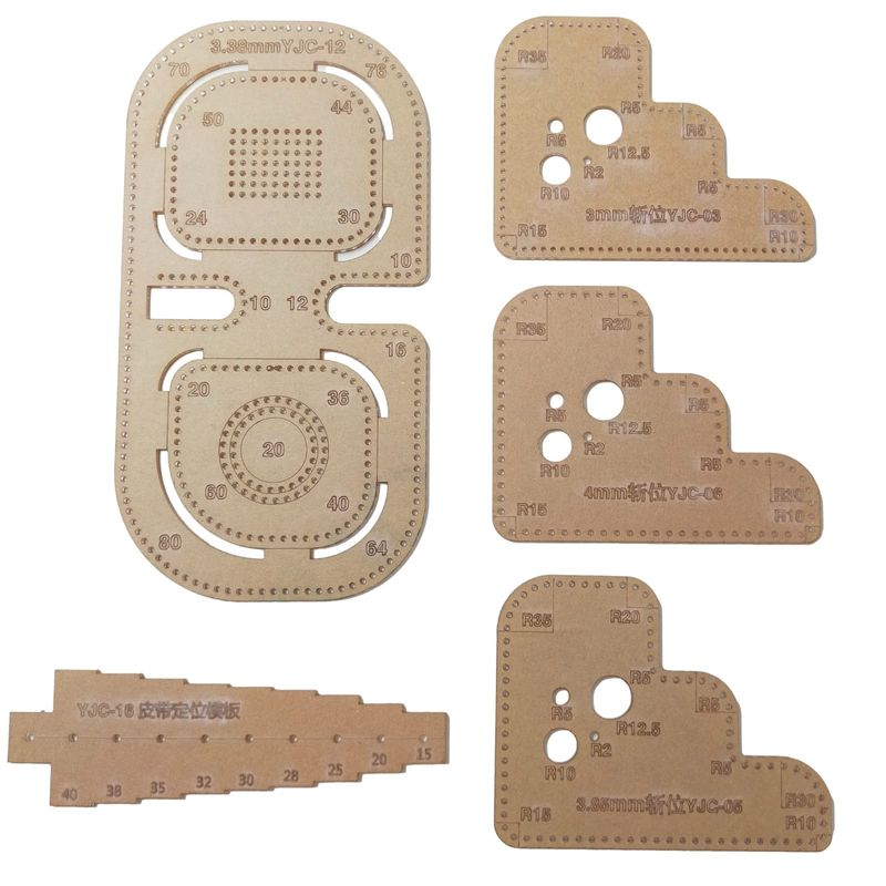 Copeflap Ruler, Leathercraft Ruler, Cutout Ruler, Pattern, Acrylic, Cut ...