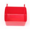 JSP Manufacturing Small Plastic Red Pegboard Storage/Part Bins (100)