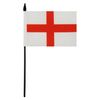 AZ Flag - England Mini Table Flag, 4'' x 6'' Office Flag Pole with Base - 100% Polyester