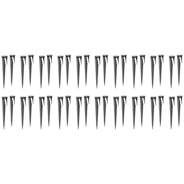 Pegs for Robotic Lawnmower Boundary Wire - Pack of 50 LinePEG, Garden Pegs, Ground Anchors Spikes, Ground Hooks for Robotic Lawn Mower Boundary Cable - Compatible with Gardena, Worx, Bosch, Husqvarna