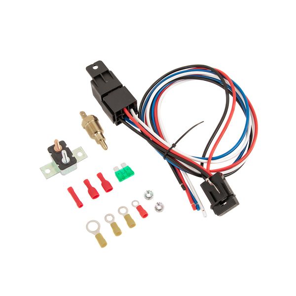 Relay Kit Universal Engine Cooling Thermostat Wiring Sets Fan Temperature Switch