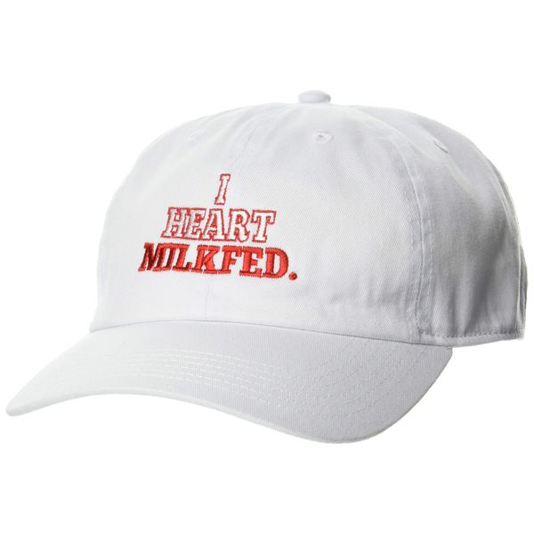 Milkfed 103202051003 I HEART CAP Women's Cap, white