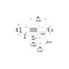 Duravit Universal Wall Outlet, Round Wall Connection Elbow, Wall Connection, Black Matt