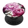 Magenta and Blush Pink Peony Flower Pattern PopSockets Standard PopGrip