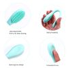 MSQ 2pcs Silicone Face Mask Brush 2 in 1 Silicone Facial Cleansing Brush Soft Manual Double Head Face Brush Face Wash Scrubber Mask Applicator Brush for Facial Mask Eye Mask Serum DIY Makeup Tool