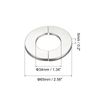 sourcing map 3 Pieces Wall Split Flange 201 Stainless Steel Round Rosette for 34mm Diameter Pipe