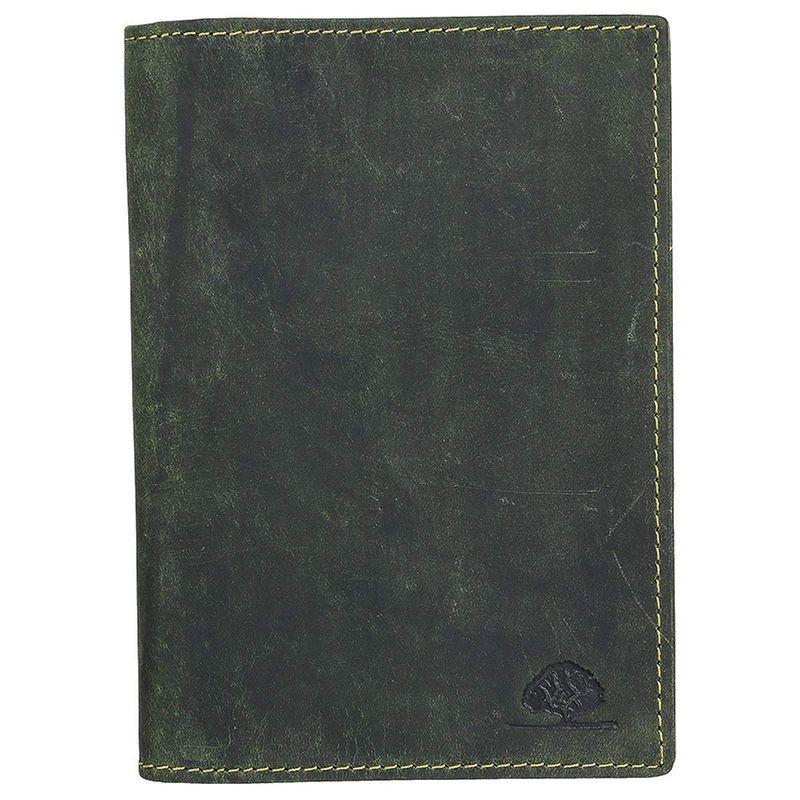 Greenburry Vintage Leather ID Folder 6 Compartments for ID Documents ...
