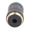 High Power Microscope Lens, 60X Spring Device Brass Achromatic Objective for Biology