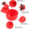 8Pcs Automatic Water Cups Poultry Drinker Waterer Chicken Duck Quail Drinking US
