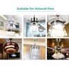 Universal Wireless Remote Control Receiver Kit Replacement for Ceiling Fan Light