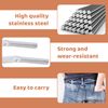 2 Brick Jointers, Pointing Tools for Brickwork, Brick Jointer Tool Set for Wall Tile Gaps, Durable Brick Pointing Tools for Professional Joints, 2 Pack Brick Jointer Kit