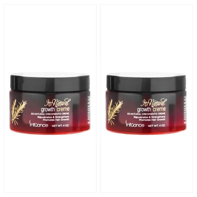 Influance Growth Creme 4 oz Combats Thin Hair Promotes Growth  2 PACK