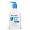 AmLactin Rapid Relief Restoring Body Lotion – 7.9 oz Pump Bottle – 2-in-1 Exfoliator and Moisturizer with Ceramides and 15% Lactic Acid for 24-Hour Relief from Dry Skin