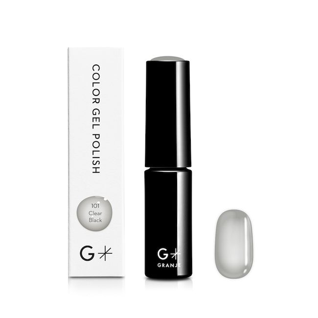 GRANJE Gel Nail Color (101 Clear Black) | Color Gel Polish Black Black Sheer Made in Japan Easy Self Gel Nail Domestic Cosmetics &lt;GRANJE Official&gt;