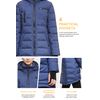Orolay Women's Down Jacket Coat Mid-Length White L