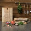 Personalised Carved Solid Oak Chopping and Serving Board, Lords Prayer design