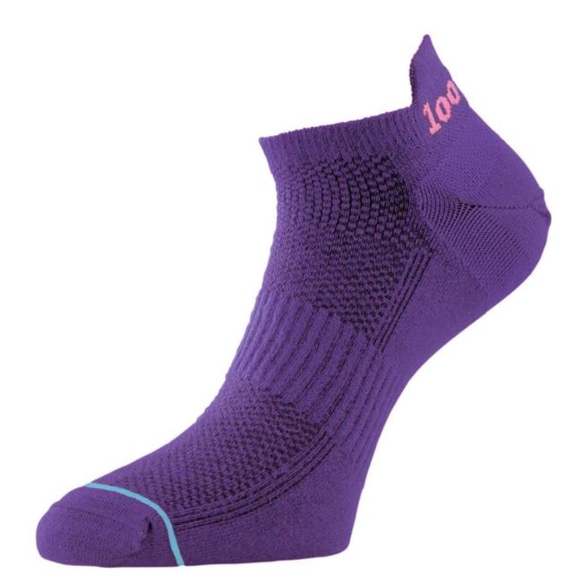 1000 Mile Unisex Purple/Pink 1548p- (6-8) MILE TRAINER LINER PURPLE PINK 1548P LM 6 8 LADIES, 4